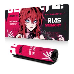 موس پد گیمینگ انیمه های اسکول DXD طرح Rias