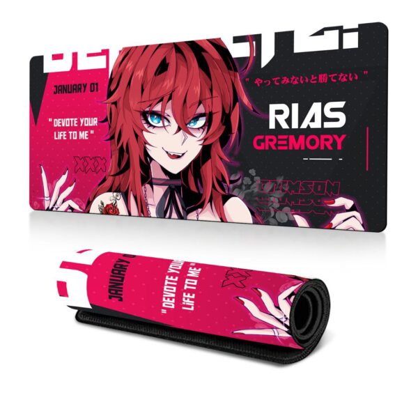 موس پد گیمینگ انیمه های اسکول DXD طرح Rias